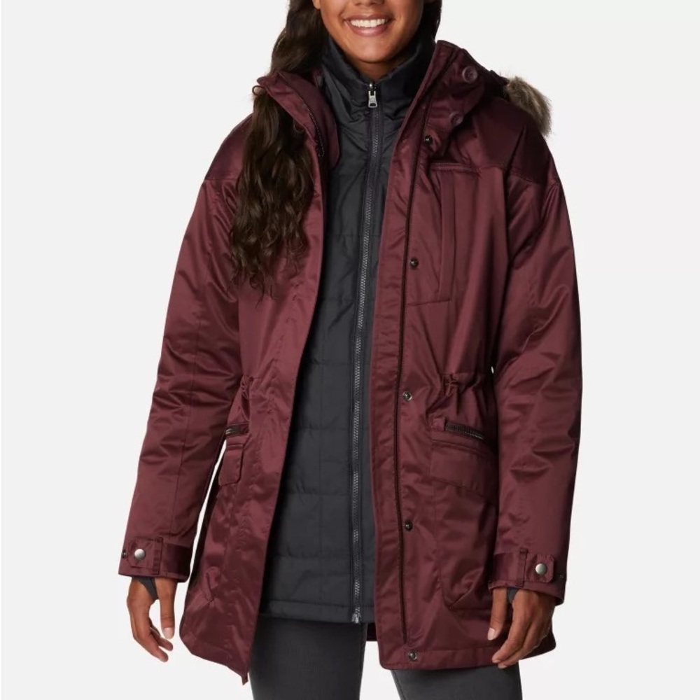 NWT Columbia Women’s 3 in 1 Watson Lake Interchange Jacket with Omni Heat